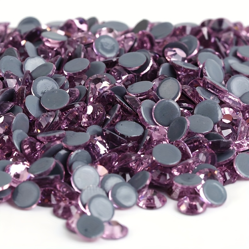 Piedras de diamantes de imitación de cristal para manualidades, gemas  Strass Hotfix Ab, cristales para fabricación de joyas de tela, 2-3-4-5-6mm