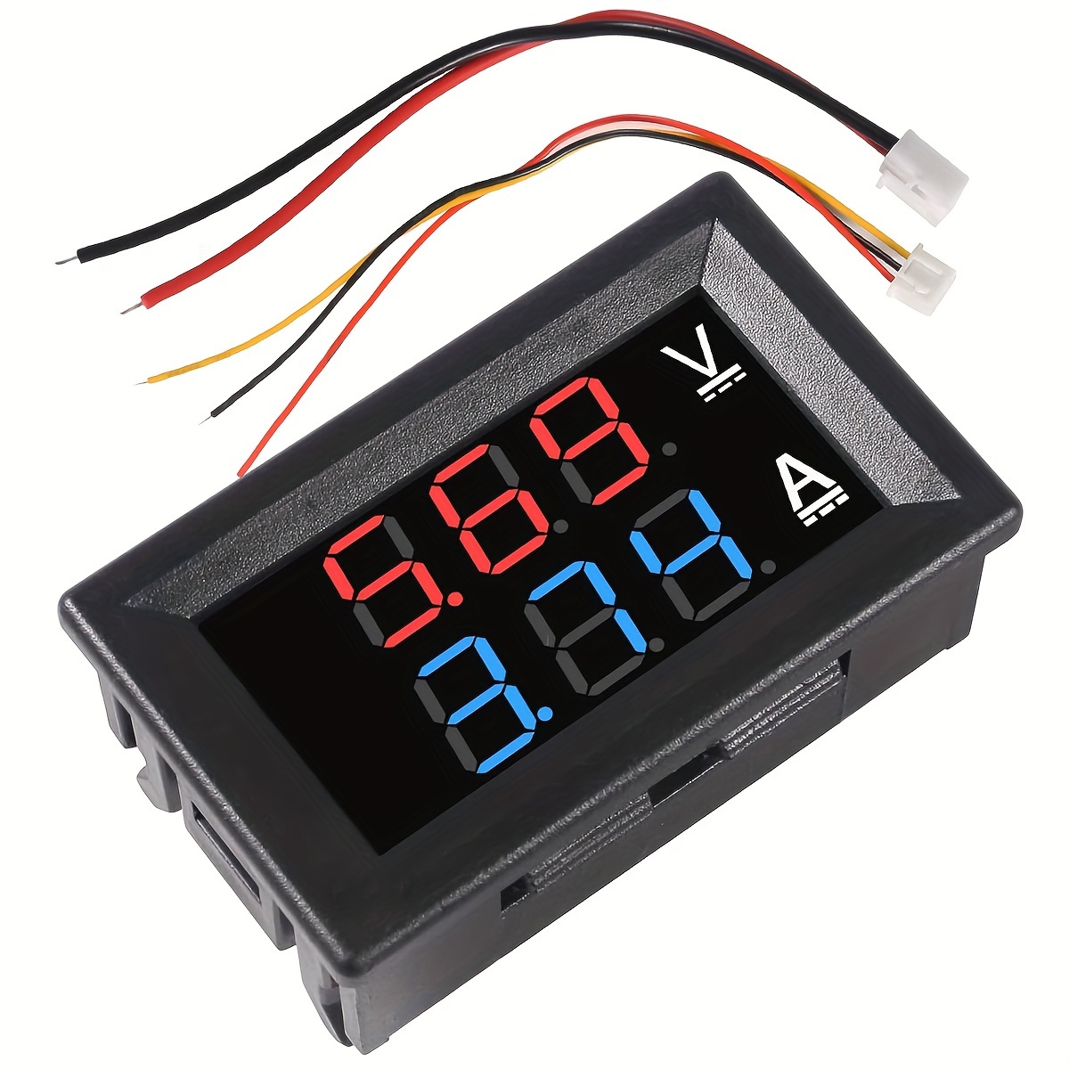 VST-7009V 4 en 1 Numérique Voiture Thermomètre Tension Mètre Lumineux  Horloge Testeur Détecteur LCD Moniteur Retour lumière