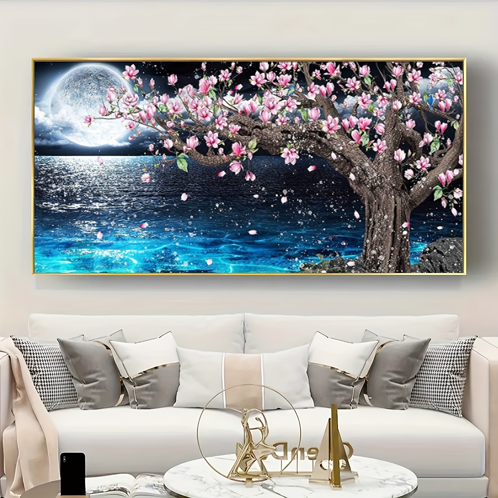 5d Diy Large Artificialdiamond Painting Kits For Adult Lake - Temu