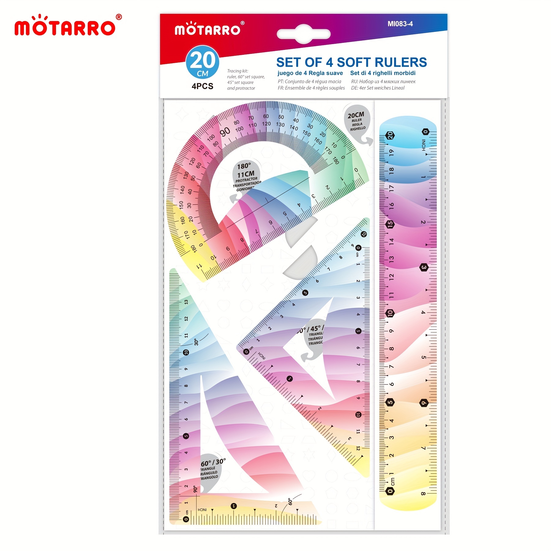 Soft Unbreakable Plastic Rulers Flexible Shatterproof - Temu