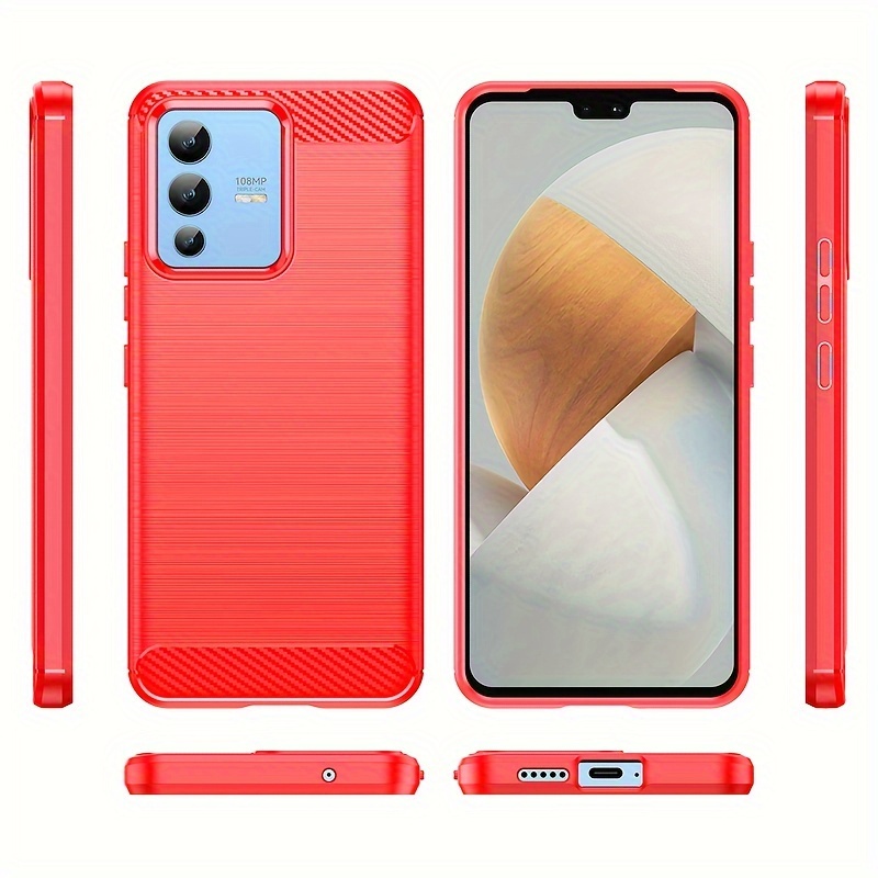 Funda trasera de silicona suave para Vivo Y36, carcasa con