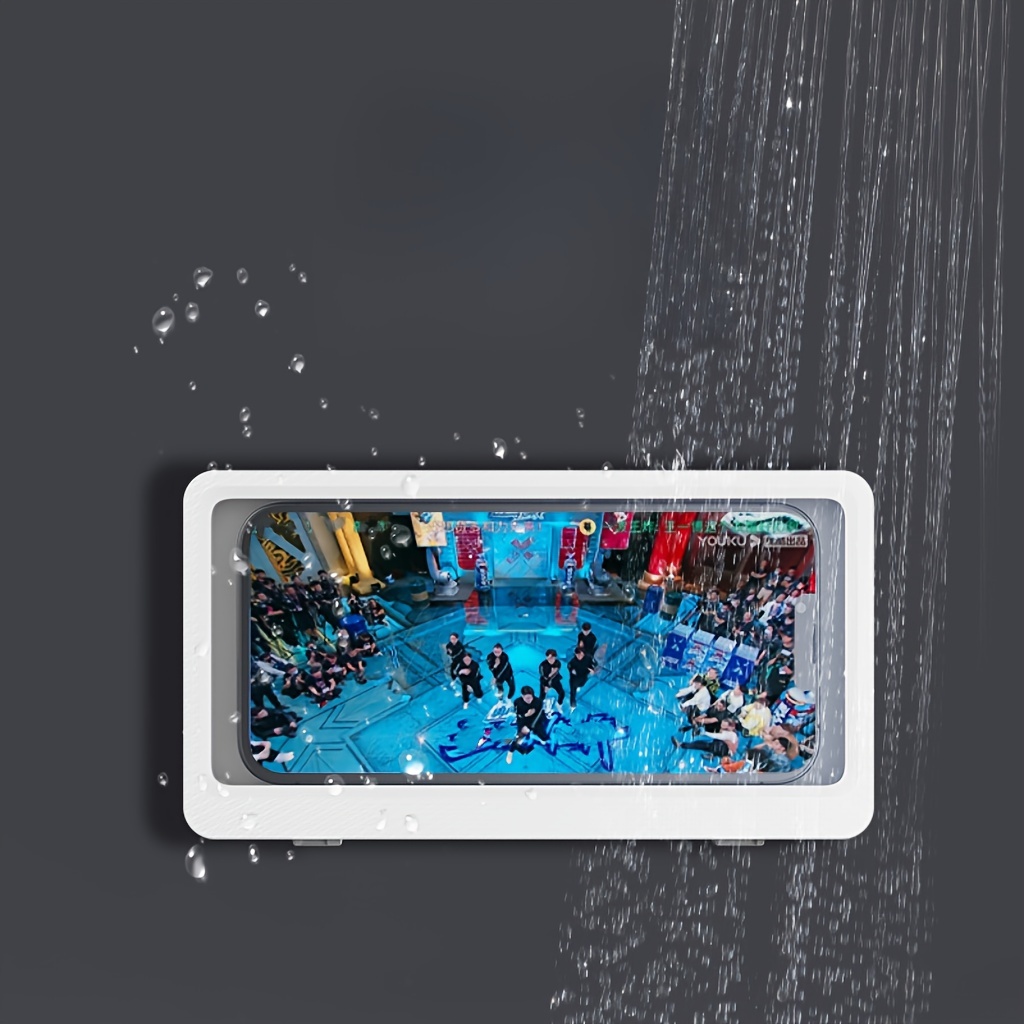 Bathroom Waterproof Anti fog Touch Screen Mobile Phone Box - Temu