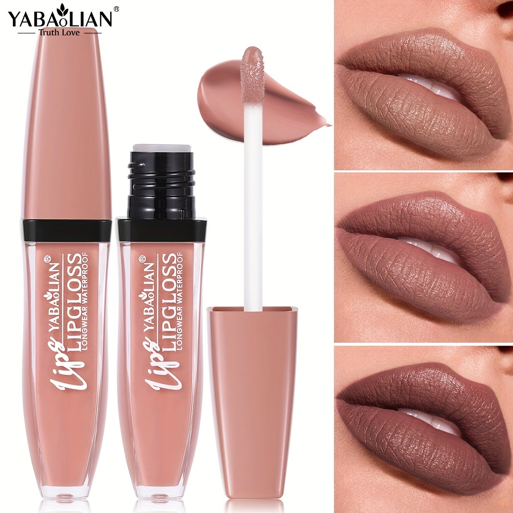 Nude Creamy Lip Glaze Matte Liquid Lipstick Waterproof Long Lasting