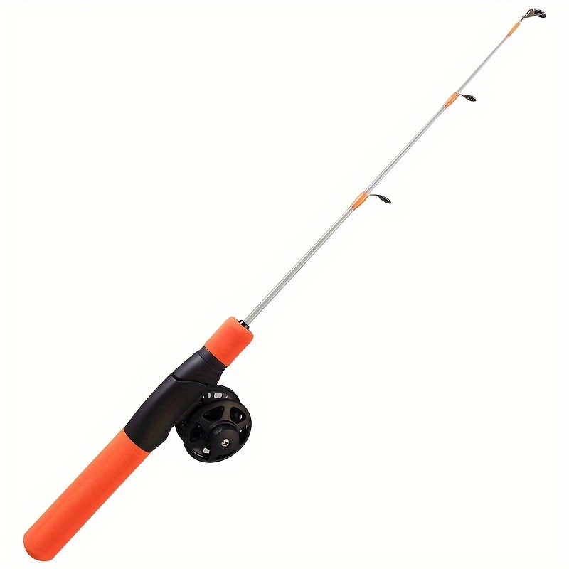 1pc/2pcs/1 Set Ice Fishing Tackle, Ice Fishing Rod, Flying Fishing Reel,  Fishing Line And Fishing Bag