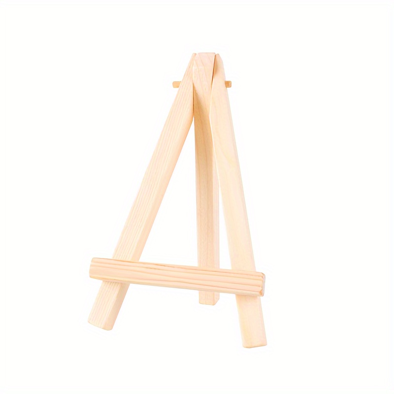 Wooden Mini Tripod Easel Mini Display Stand Metal Adjustable Screw