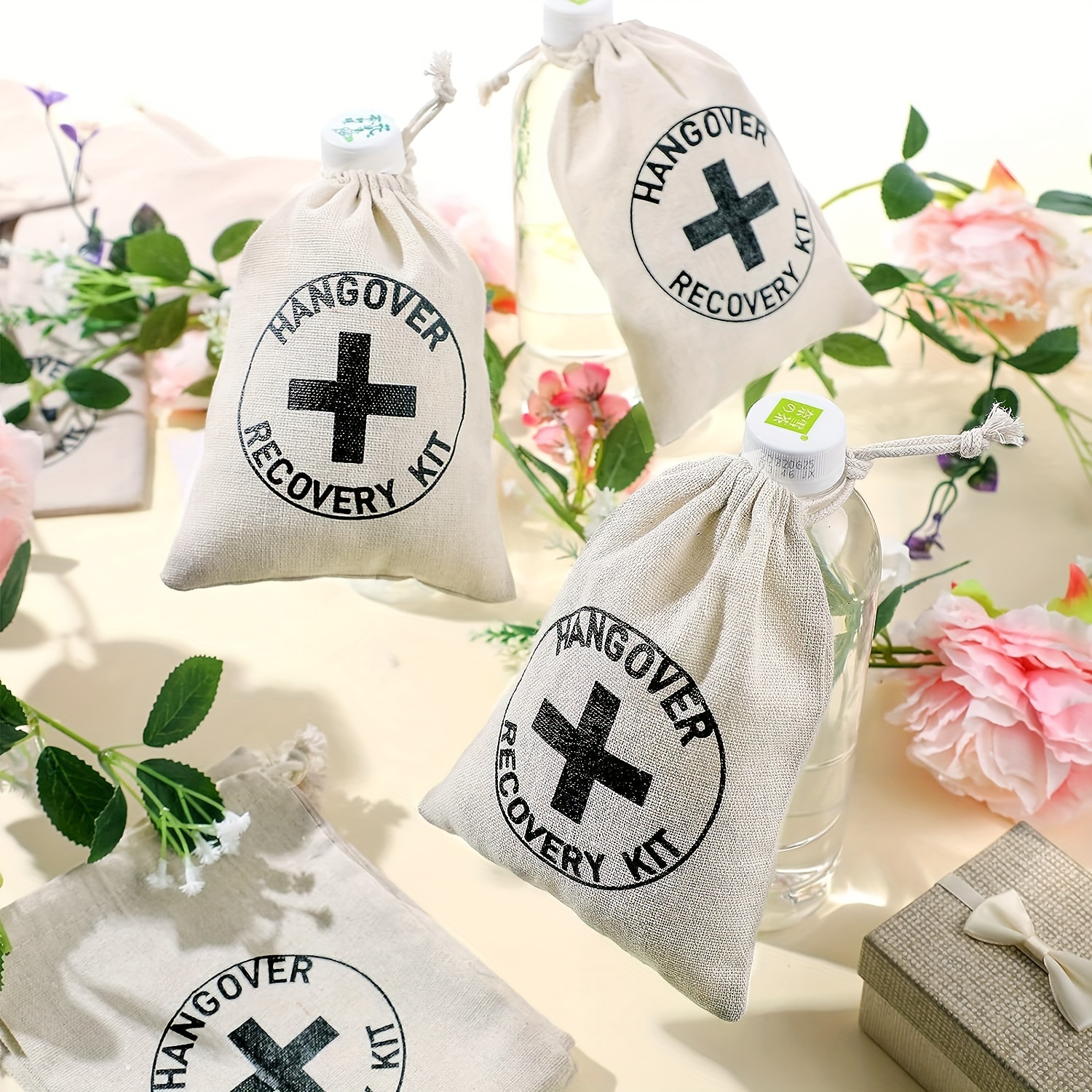 Red Cross Hangover Kit Cotton And Linen First Aid Packaging Party Sobering  Gift Packaging Bundle Pocket Paty Gift Bag Hangover Kit Bags, Cheapest Items  Available, Small Business Supplies, Shopping Bag, Party Bag