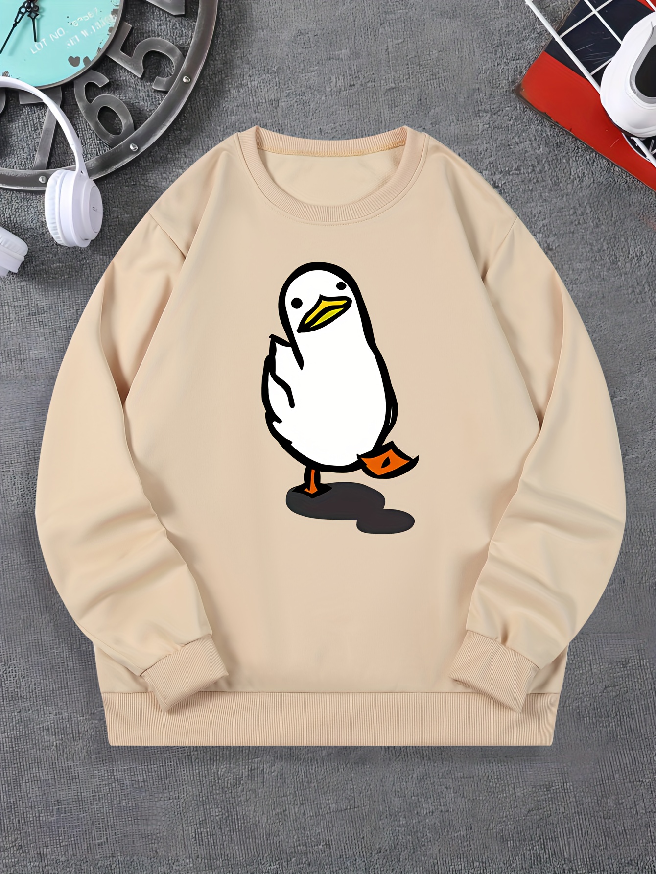 Duck Printed Sweatshirt