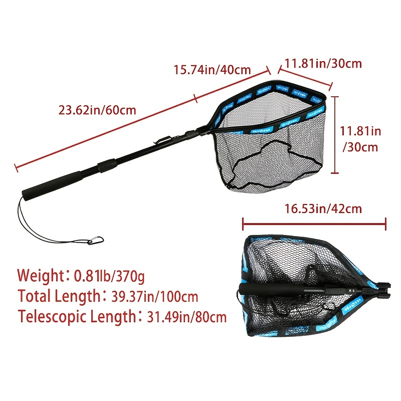 Aluminum Alloy Fly Fishing Landing Net Durable Ultralight - Temu