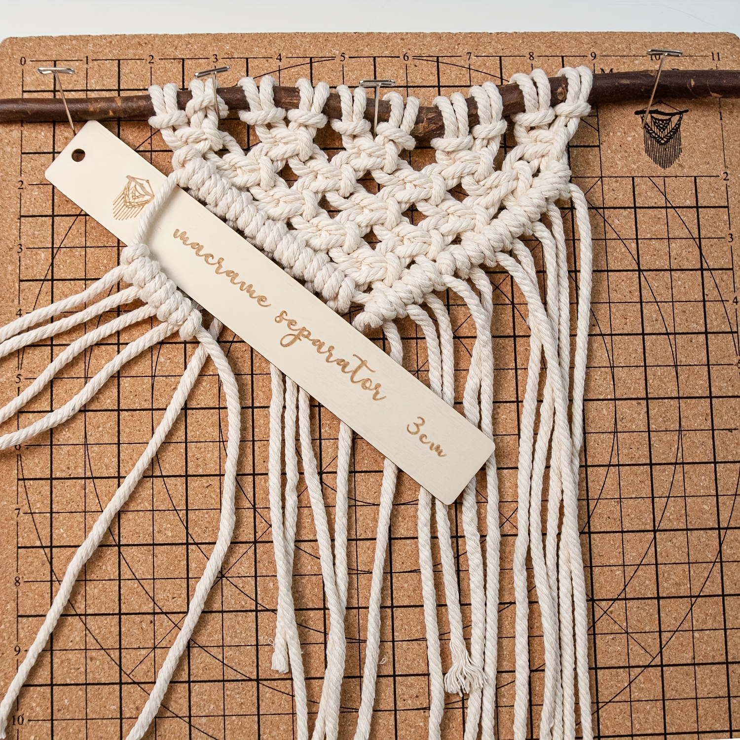 Plaque de tressage de planche de macramé Durable DIY Craft Planche de  projet de