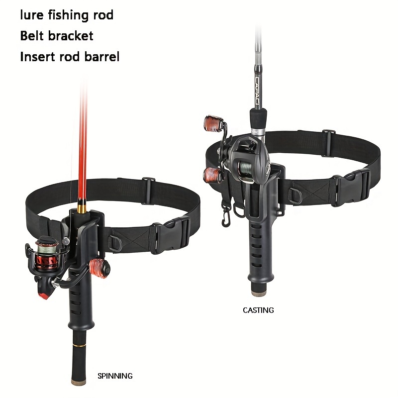 Fishing Rod Holder Belts Portable Pole Inserter Quick Rods Rack Waist Holder  Belt Rod Holder Fishing Accessories Tackles