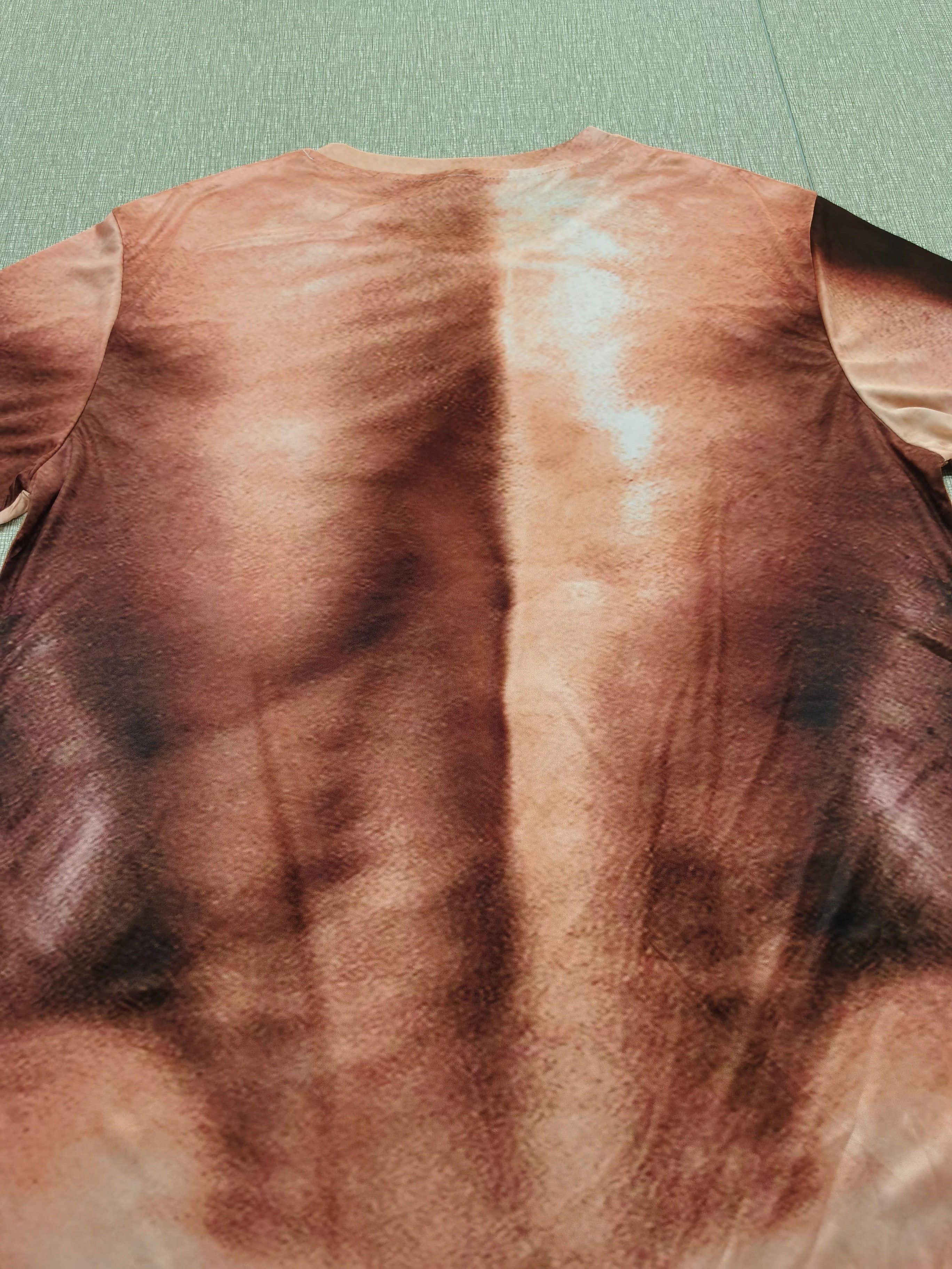 Body Skin Fake Muscle 3d Printing T Shirt Men Women Fashion Street