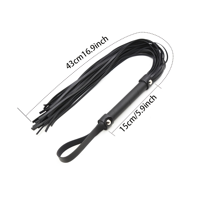  Adult Whip Sex Paddle Sex Toy Bondage Sex Play Spanking Paddle  Adults Games for Couples Sex Restraint Flogger(Black) : Health & Household