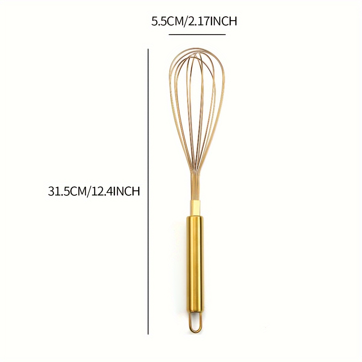 1  stainless steel egg whisk multifunctional egg whisk baking tool cooking egg whisk heat resistant kitchen egg whisk for nonstick cookware balloon egg whisk   mixing whisk milking foaming and stirring details 4