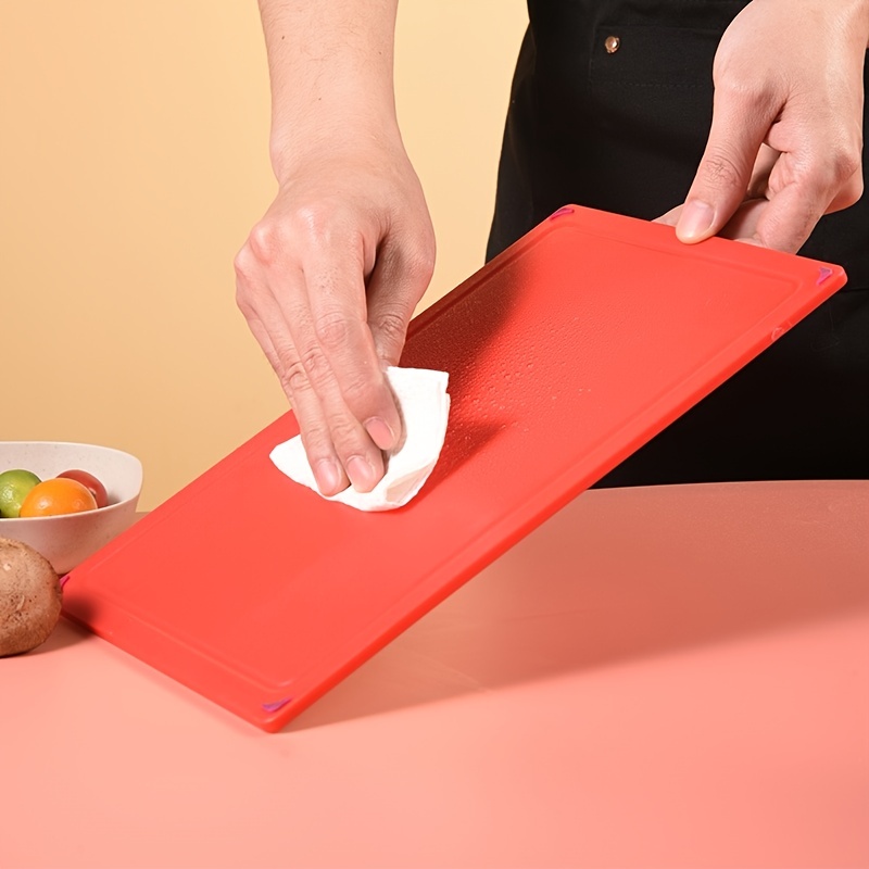 Non slip Plastic Cutting Board Set With Storage Base - Temu