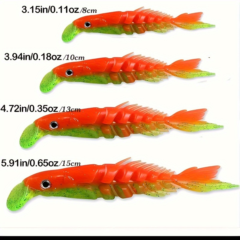 Dual color Multi segment Soft Bait Sea Fishing Bait - Temu United