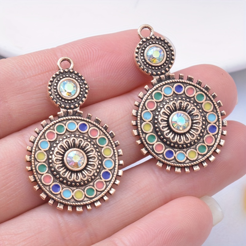 Mixed Styles 20/30/50pcs Jewelry Making Charms Golden Enamel Plated Charms  Pendant For DIY Necklace Bracelet Earrings Jewelry Making Finding