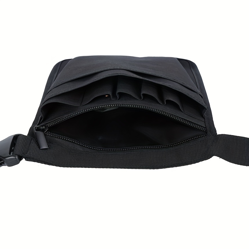 Black Fanny Pack Belt Bag: Murse Man Purse | Waist Bag