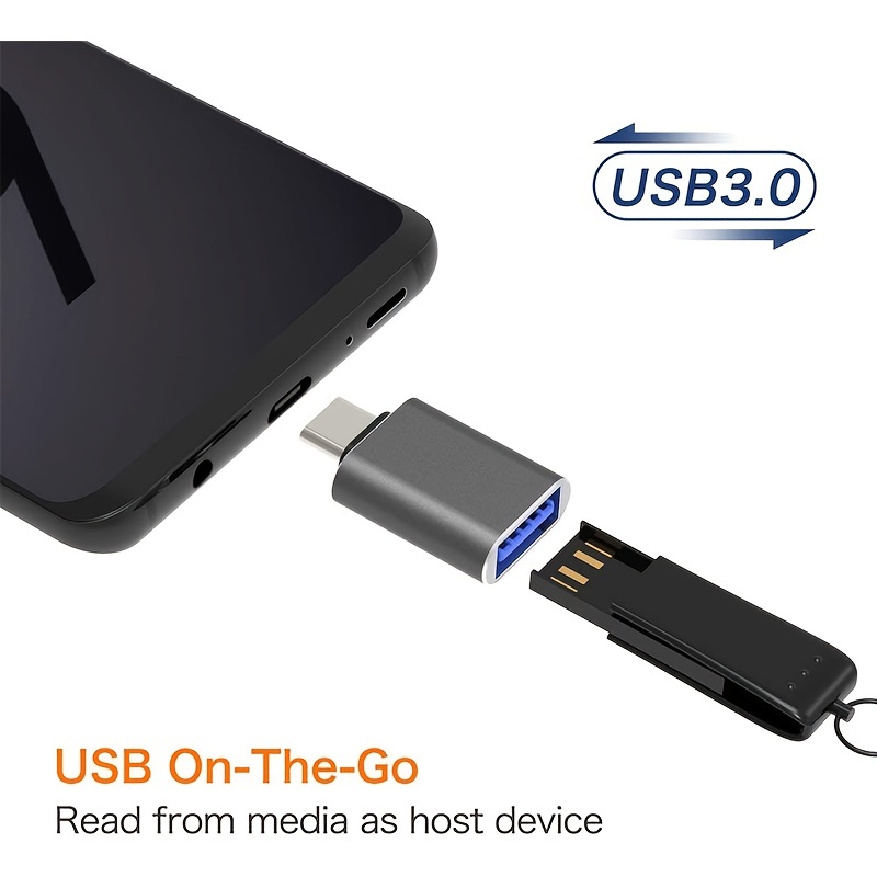 Thunderbolt 3 / USB C to USB 3.0 OTG Adapter for iPad Pro 12.9 3rd/4th/5th  Gen