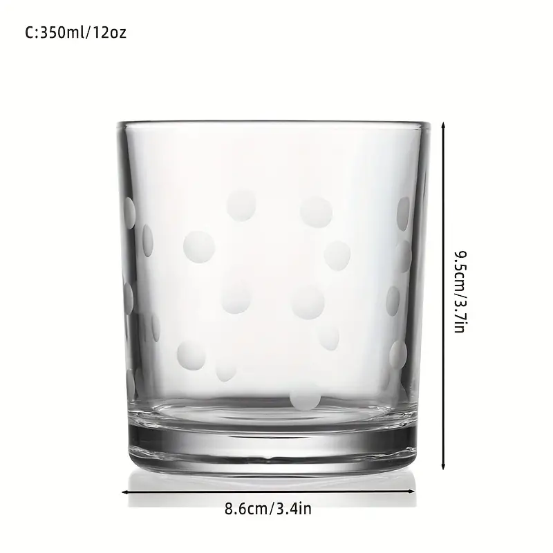 Lead-free Crystal Drinking Glasses Set - Hand-cutting Everyday