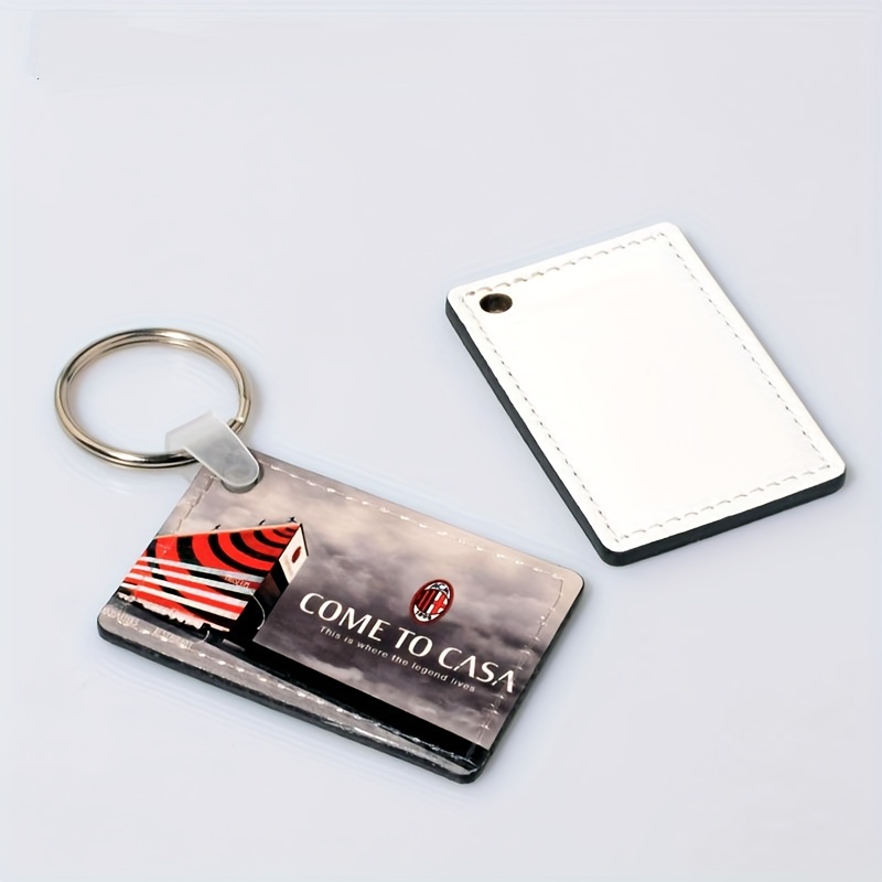 Rectangle Keychain (Double Sided) | Blank Sublimation Keychain