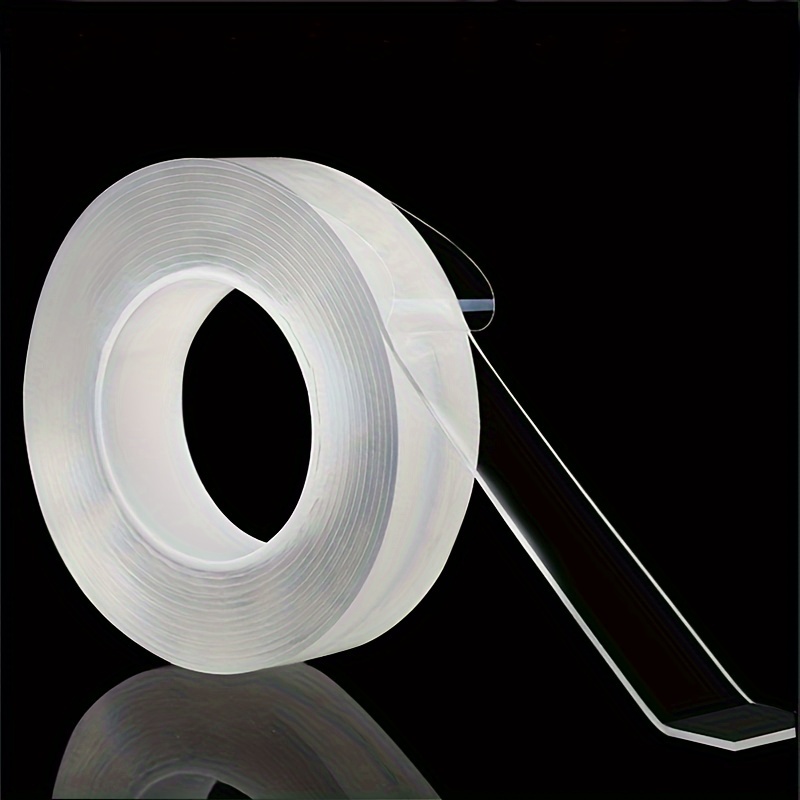 1pc 3 styles fixing tape transparent easy to use strong viscosity suitable for wall fixing home decoration details 3