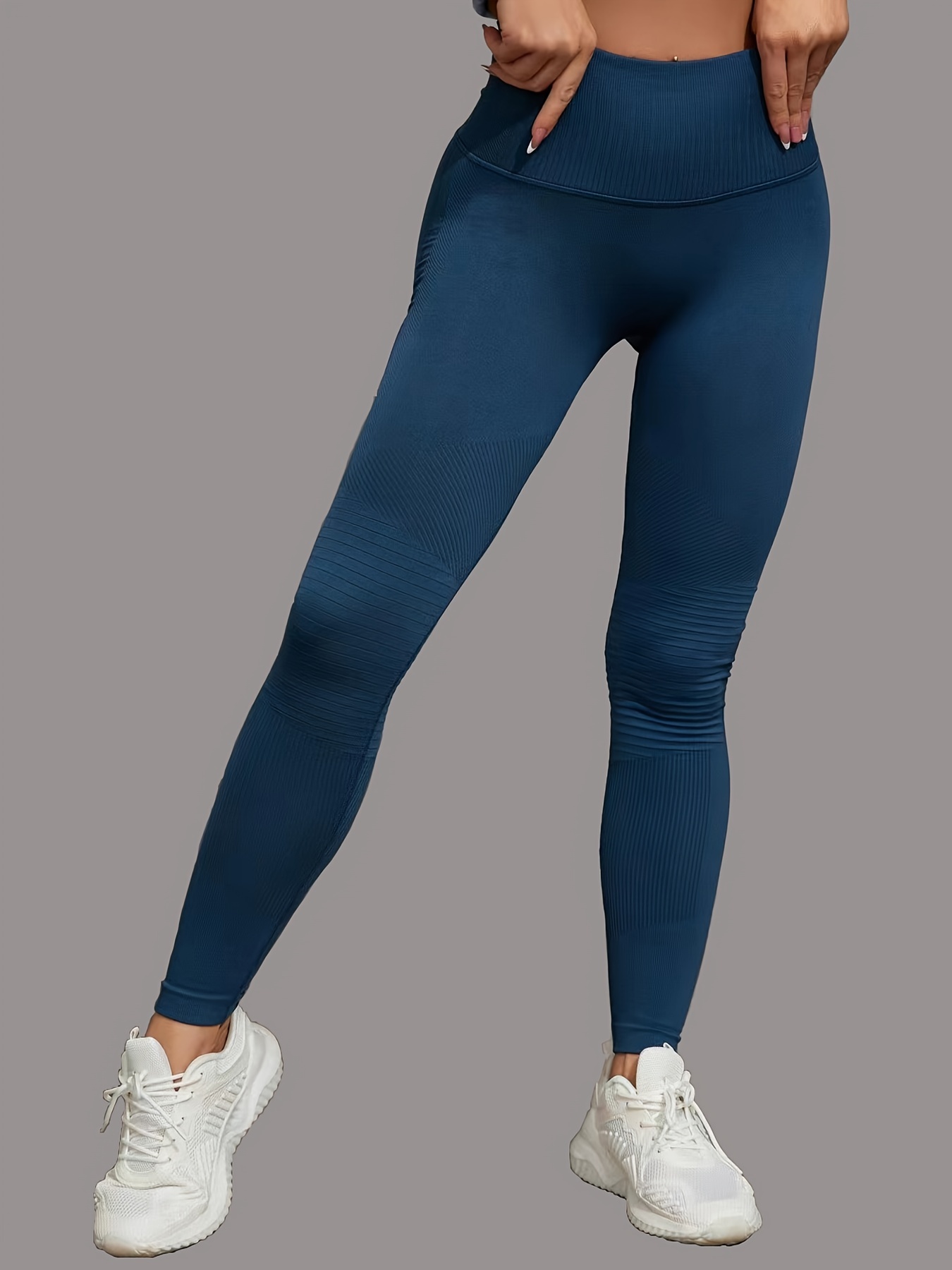 Comfort Lady Leggings High Waist Stretchy Workout Fitness - Temu
