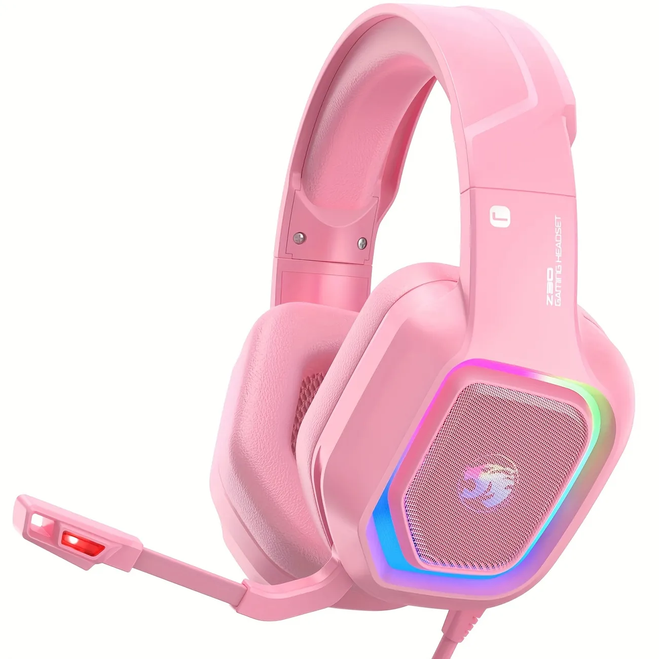 A30 Gaming For Ps4, Ps5, Xbox One, Pc, Wired Over-ear Headphone With Noise Canceling Microphone, Led Flowing Rgb Light, 7.1 Surround Sound,comfortable Earmuffs Temu