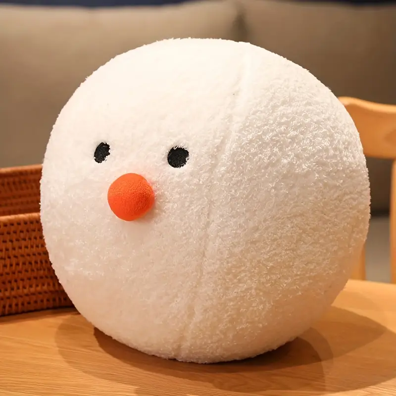 White Plush Indoor Snowballs Fight Christmas Decoration - China