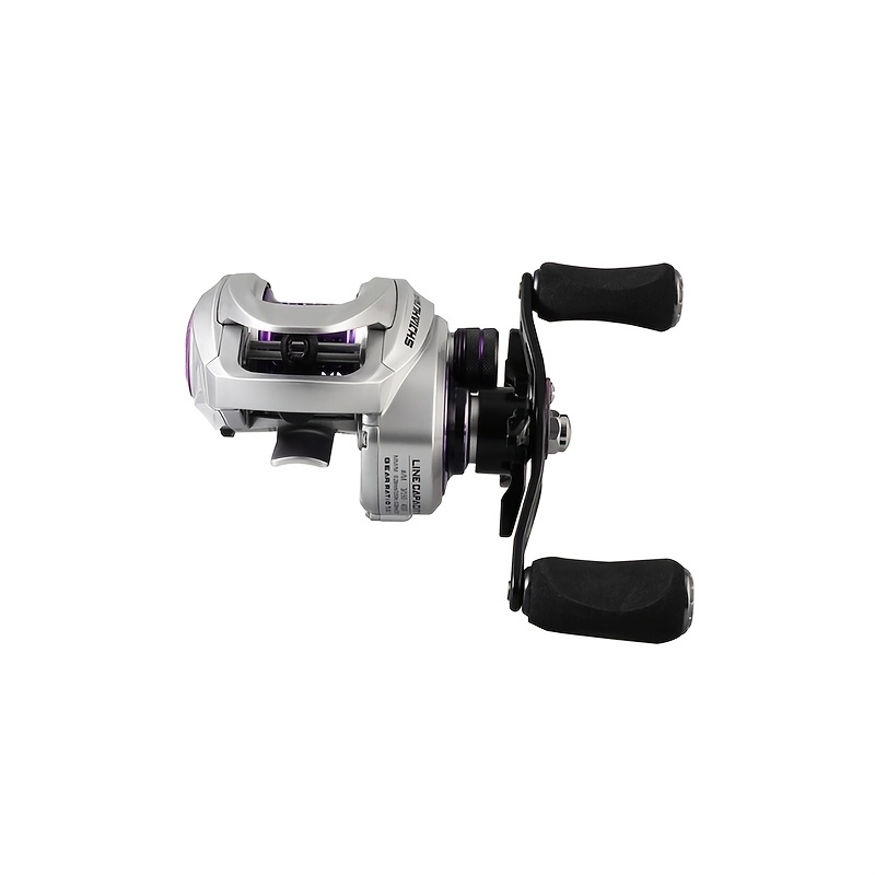 1pc Compact Stainless Steel Baitcasting Reel, 7.2:1 Gear Ratio Left Hand  Fishing Reel 17.64LB Max Drag, Fishing Tackle Accessories