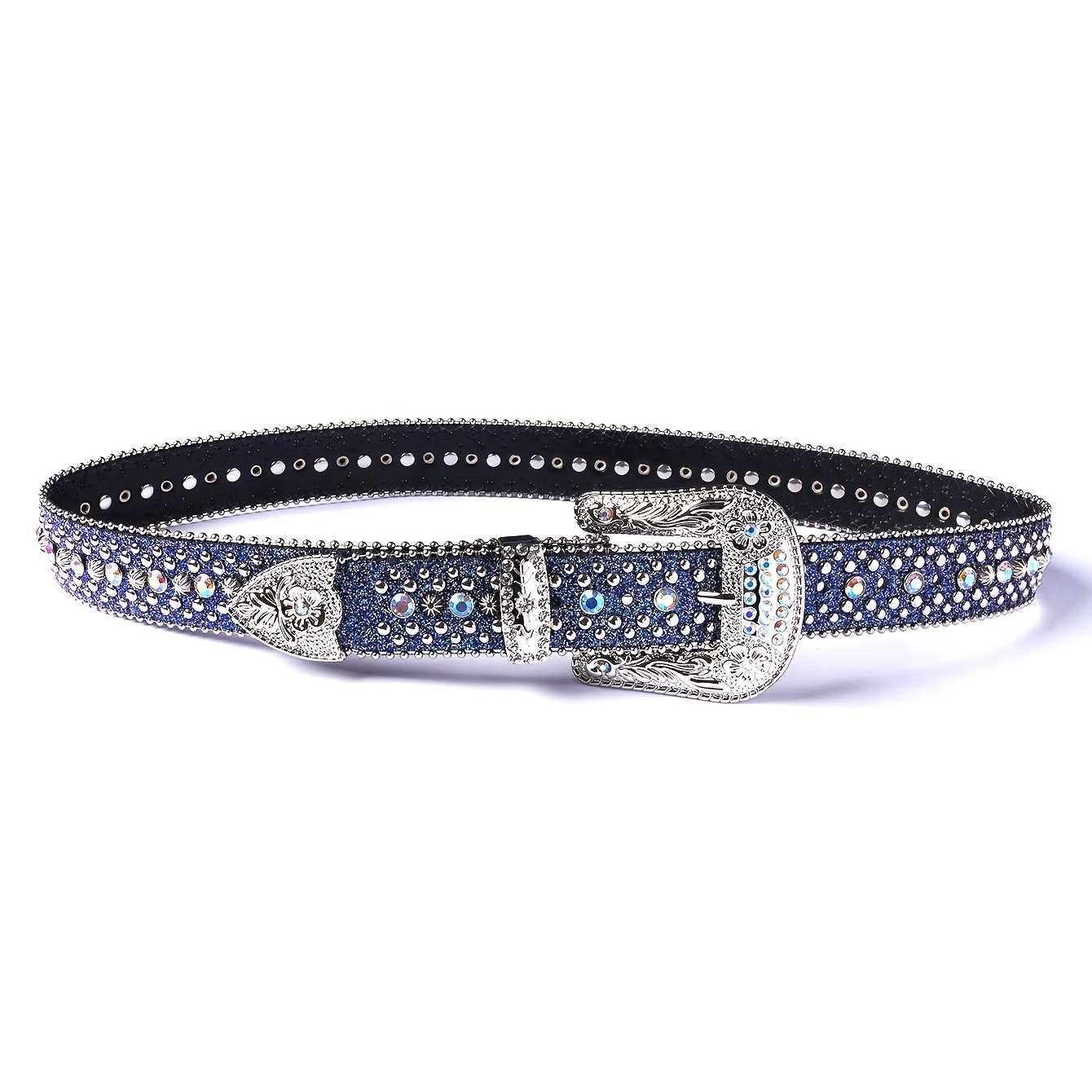 Fast Delivery Luxury Crystal Women Mens Belt Unisex Diamond Studded  Rhinestone Belts Western Sparkle Designer Leather Belt - Buy Bb Simon