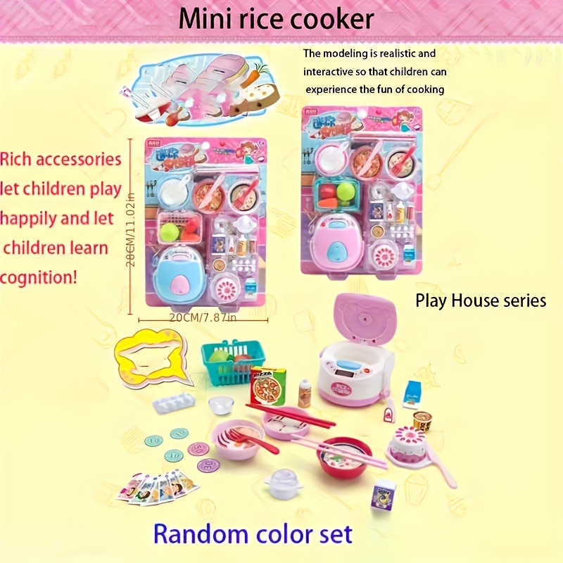 Mini Kitchen Household Appliances Play Set Toys Pretend Play