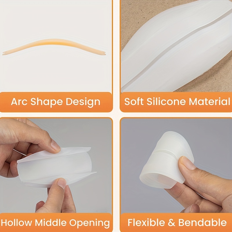 Invisible Silicone Shoulder Pads Non-slip Bra Strap Cushions