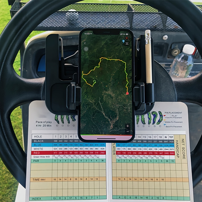 Golf Cart Mobile Phone Holder Steering Wheel Mobile Phone - Temu