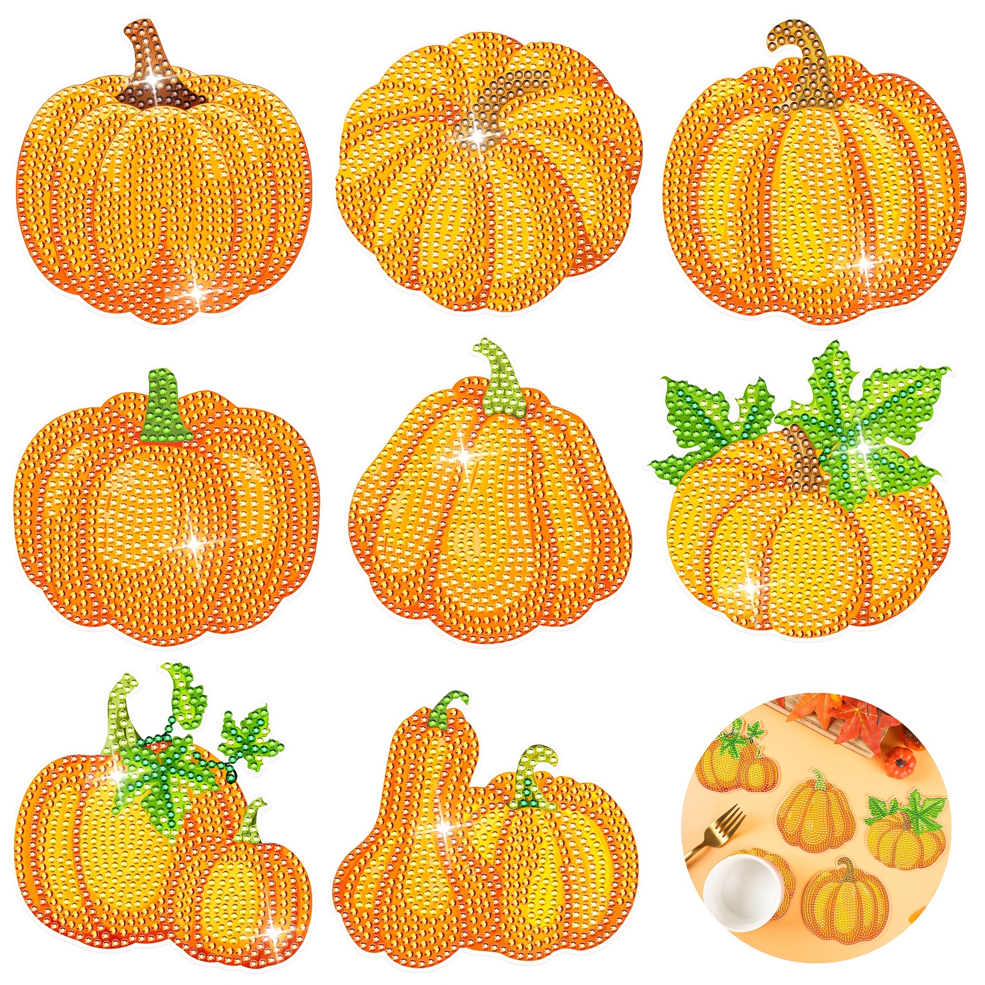 Fall Paint Numbers Adults Beginner Thanksgiving Pumpkin - Temu