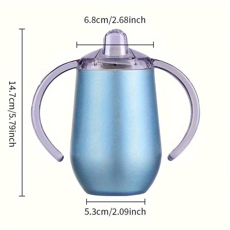 Thermos Baby Vacuum Insulated Stainless Steel Sippy Cup, 10oz, Mint