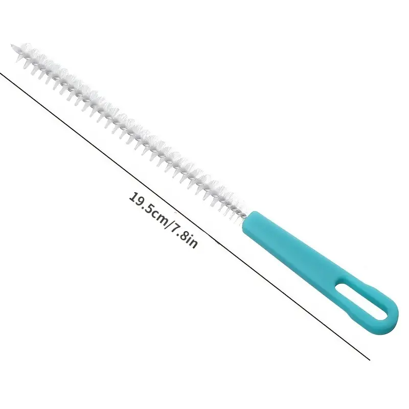 Straw Cleaner Brush Plastic Long Cleaning Brush Bristles - Temu