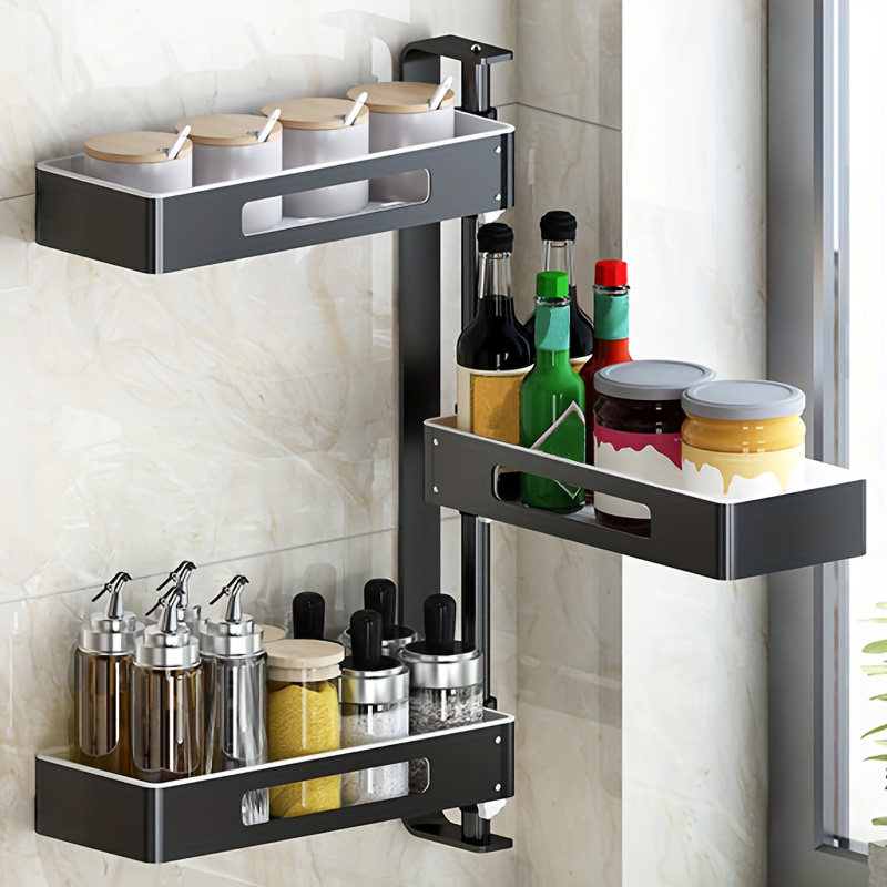 Rotatable Multi layer Storage Rack Floating Shelves Wall - Temu