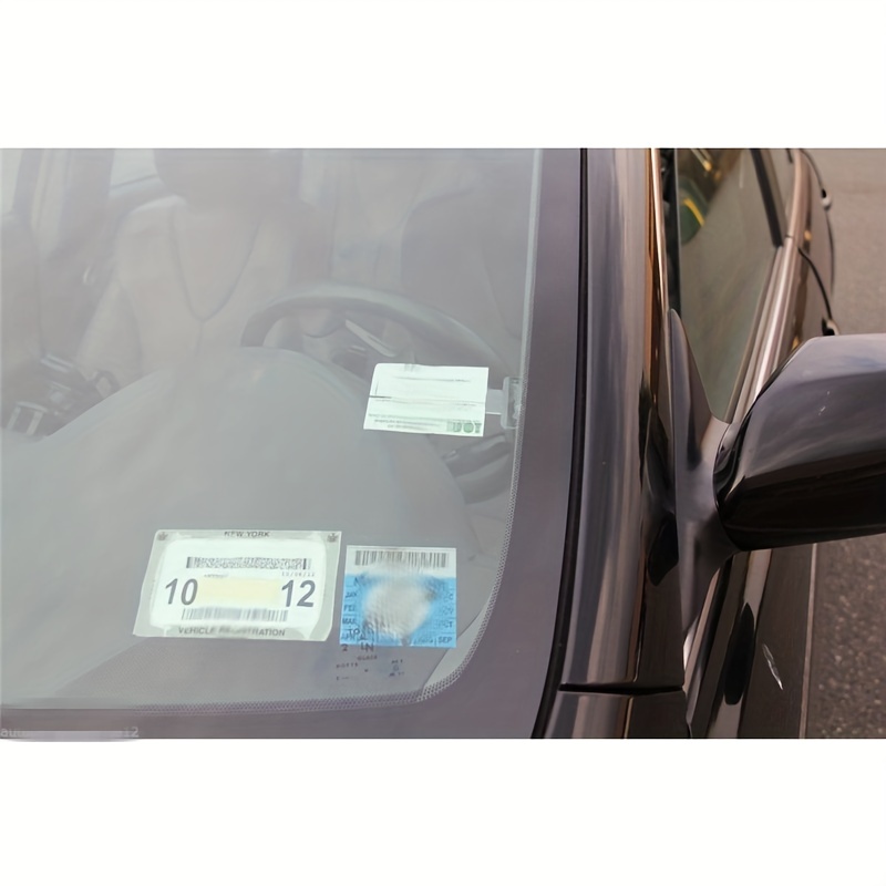 5Pcs Car Vehicle Accessories Parking Ticket Permit Card Ticket Holder Clip  Kits
