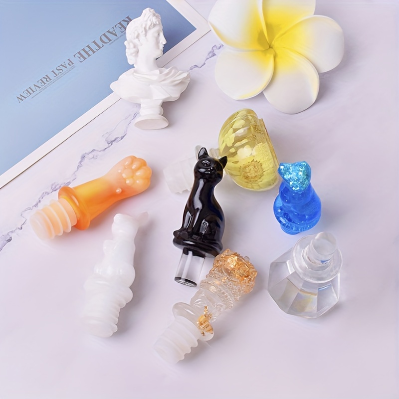 Wine Bottle Stopper Resin Mold With Stopper - Temu