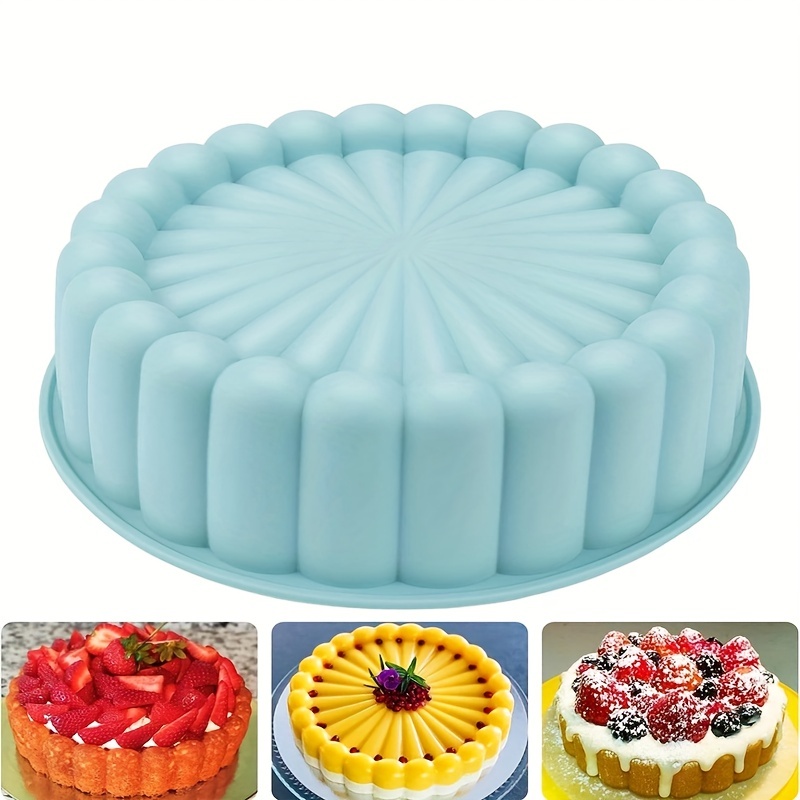 Silicone Cake Pan, Non-stick Round Cake Molds For Baking - Temu