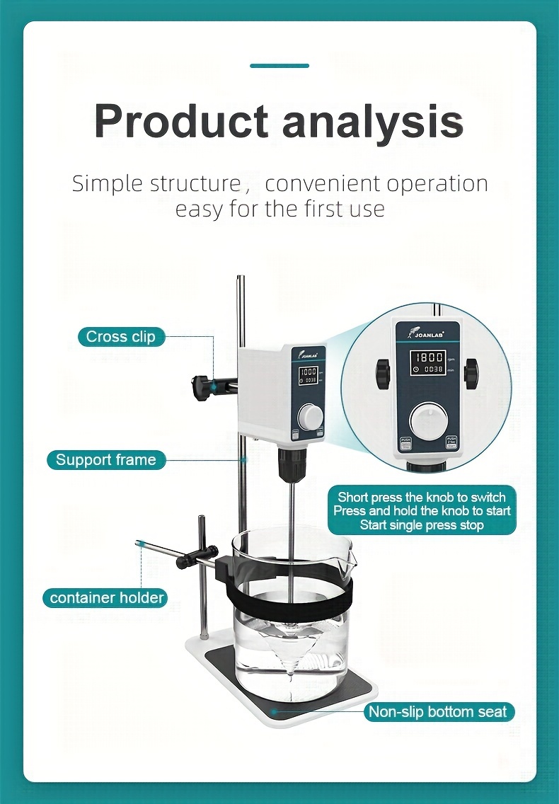 Joanlab Laboratory Stirrer Electric Stirrer Digital Display