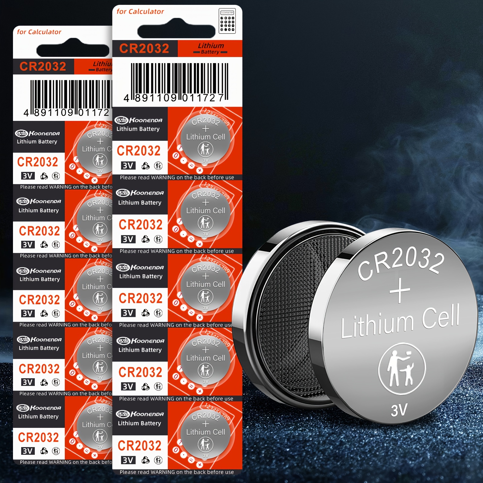 3V Lithium Coin Cell Battery (CR2032)