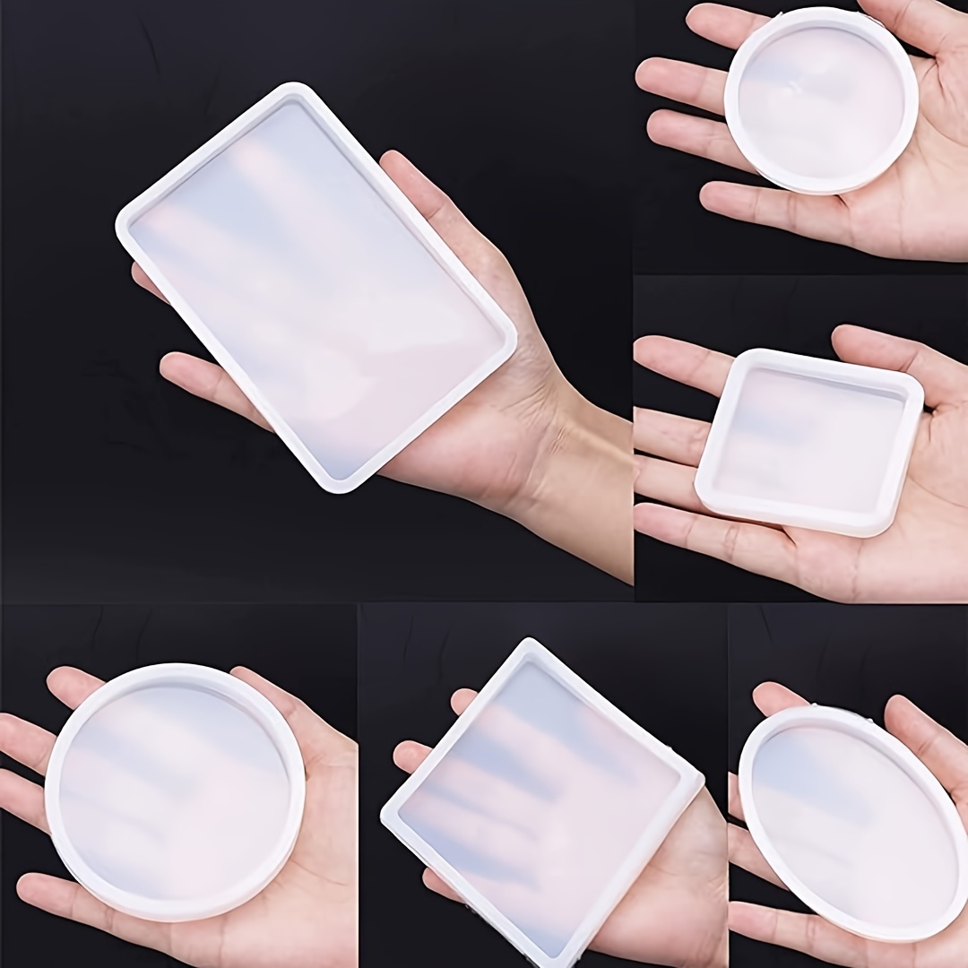 18Pcs Silicone Resin Molds DIY Big Resin Casting Molds Kit Include 7 Styles  Coaster Resin Molds Square Round Ellipse Rectangle - Buy 18Pcs Silicone  Resin Molds DIY Big Resin Casting Molds Kit