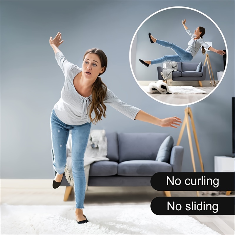 Anti Curling Carpet Tape Rug Gripper, Double Sided Non-slip Rug Pads Rug  Tape Stickers, Washable Area Rug Pad Carpet Tape Corner Side Gripper For  Hardwood Floors And Tile - Temu