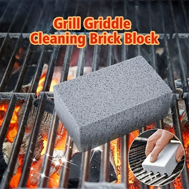 SU)Nettoyant pour briques de gril, grattoir pour Barbecue, pierre