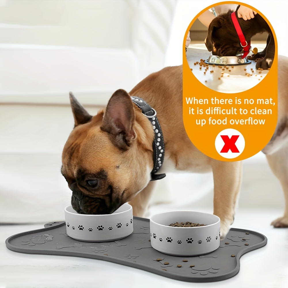 Silicone Dog Feeding Mat Pet Placemat Durable Dog Food Mat - Temu