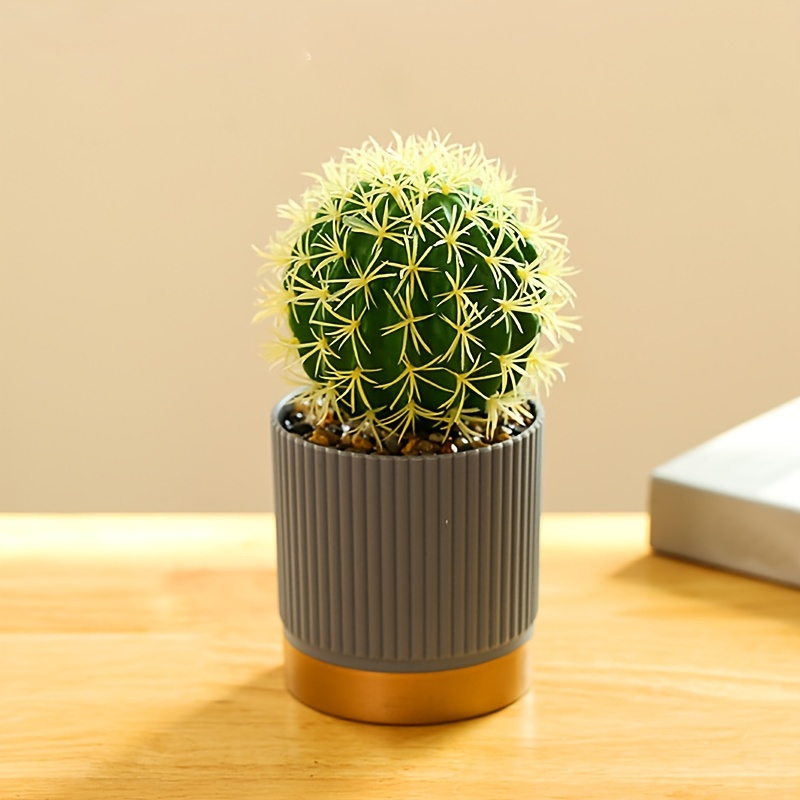 1pc Pianta In Vaso Simulata, Mini Paesaggio Finto Cactus Tropicale, Fiori  Simulati Creativi, Decorazione Per La Casa Alla Moda, Regalo Di Natale E  Capodanno - Temu Italy