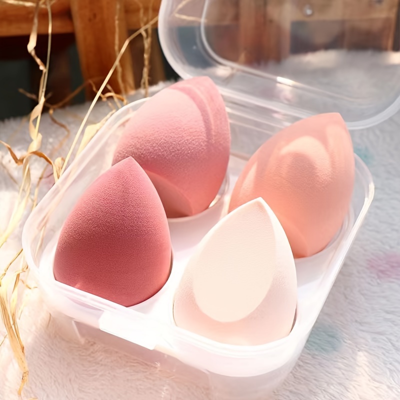 Super Soft Makeup Puff Blender Set Wet Dry Use Perfect - Temu