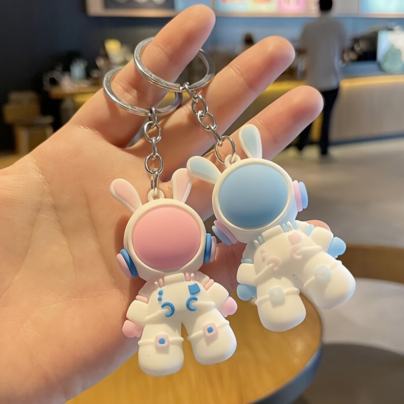 Cartoon Rabbit Keychain Pendant Acrylic Ornament Backpack - Temu