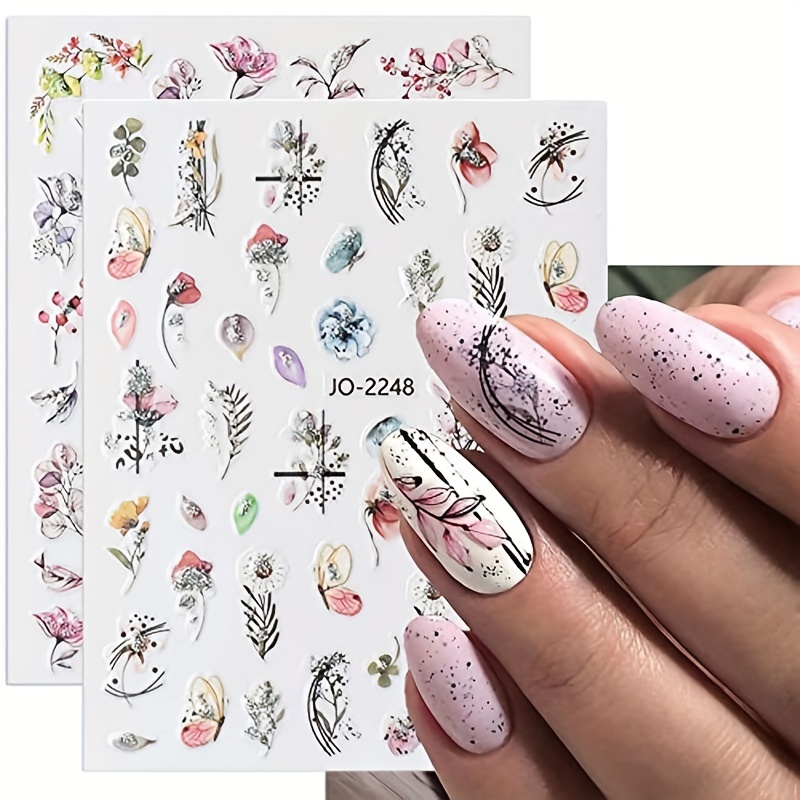 Designer Nail Decals 6 Sheets